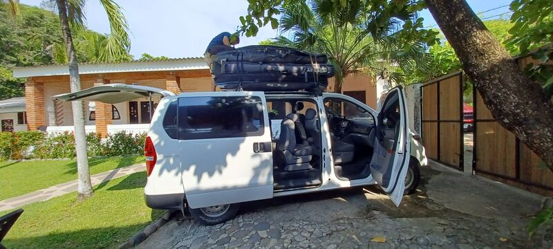 K59 shuttle van ready for passengers
